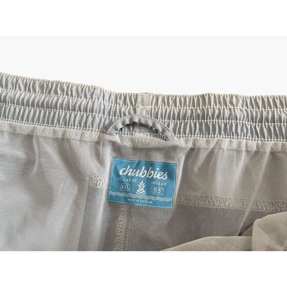 NWT Chubbies "House of the Rising Buns" Washed Blue Retro Faded Swim Trunk 2XL - Picture 7 of 10